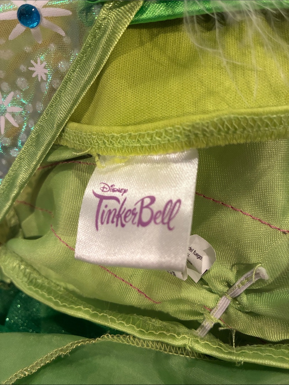 Disney Tinkerbell Halloween Costume Peter Pan MNSSHP - Picture 4 of 4
